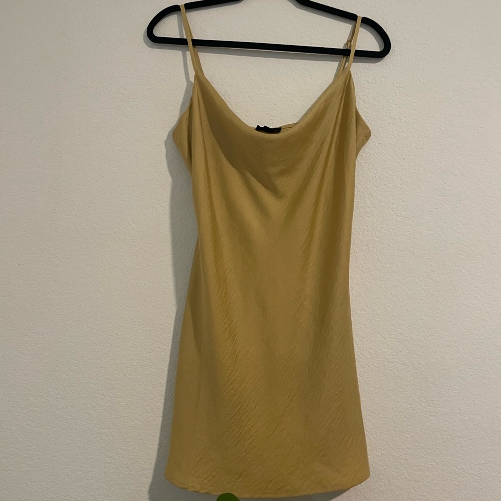 Satin short dress